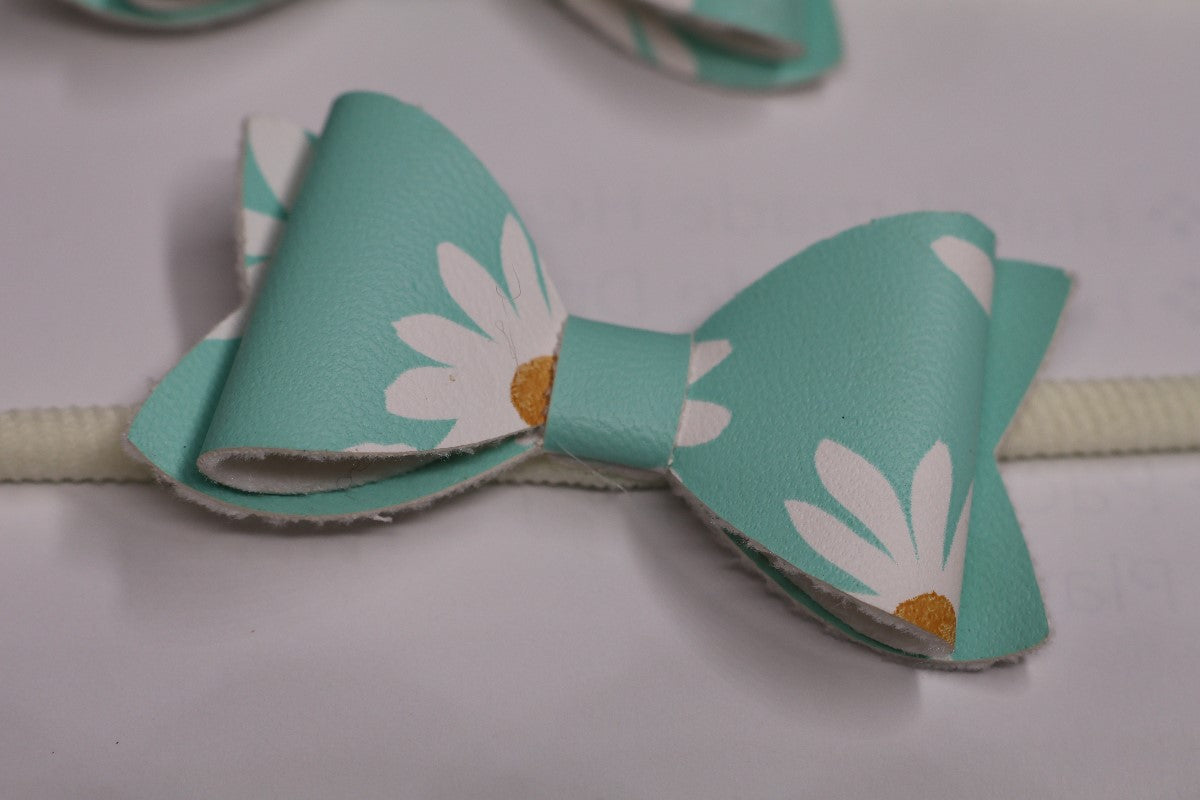 Nylon Headbands with Faux Bow