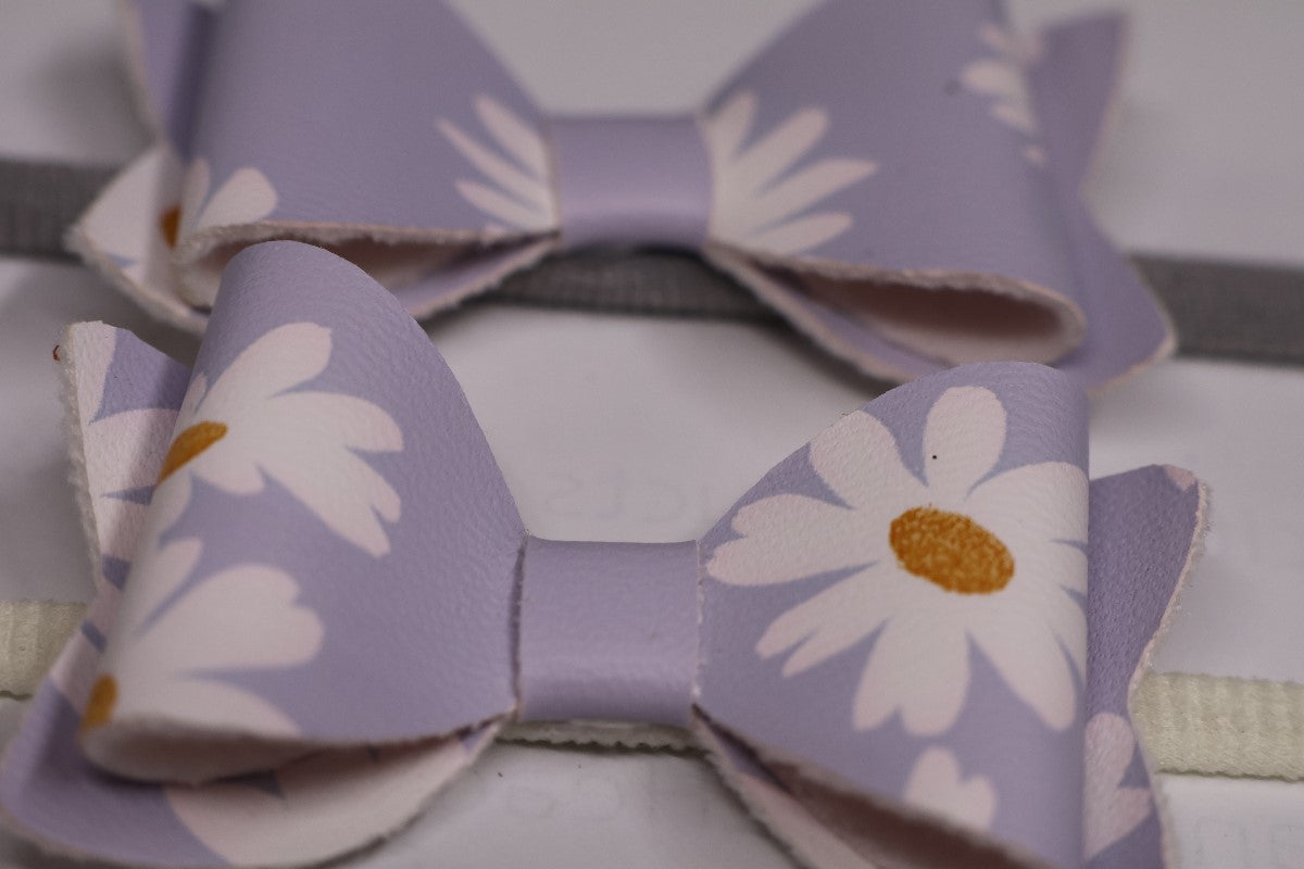 Nylon Headbands with Faux Bow