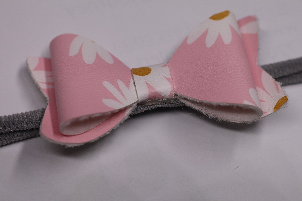 Nylon Headbands with Faux Bow