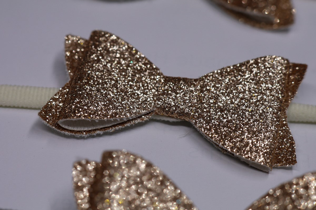 Nylon Headbands with Faux Bow