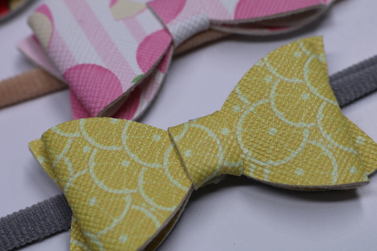 Nylon Headbands with Faux Bow