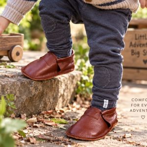 Leather baby shoes
