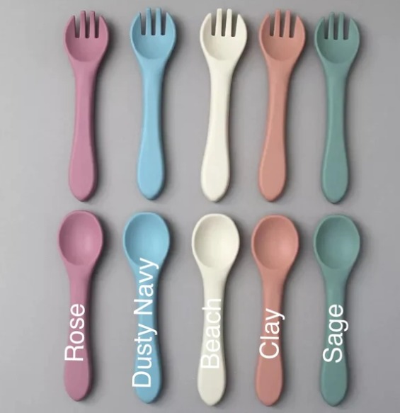 Silicone Spoon & Fork